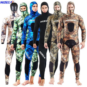 Neoprene Spearfishing Wetsuit For Men Camouflage Scuba Diving Suit