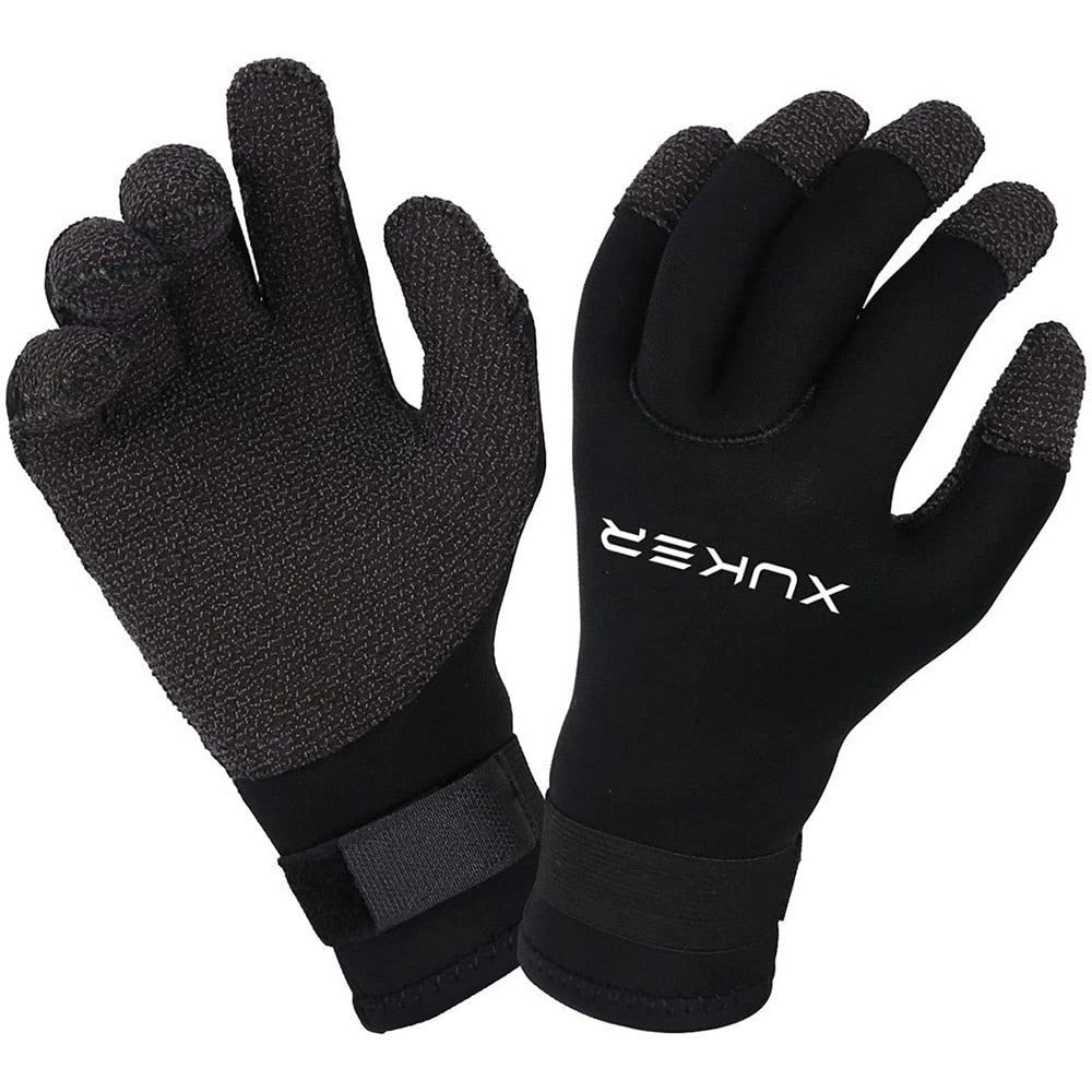 XUKER 3mm Neoprene Cut Resistant Diving Gloves – The Deep Deep
